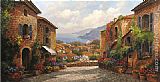 Unknown Artist Town by Paul Guy Gantner painting